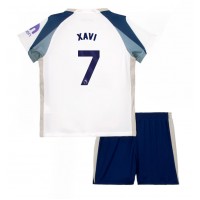Stroje piłkarskie Tottenham Hotspur Xavi Simons #7 Koszulka Podstawowej dla dzieci 2025-26 Krótki Rękaw (+ szorty)